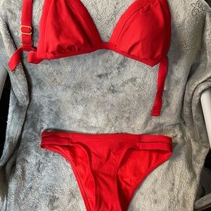 Red bikini